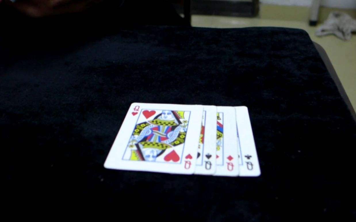 扑克十三张技巧、做牌洗牌方法比罗松纯手法口诀教程